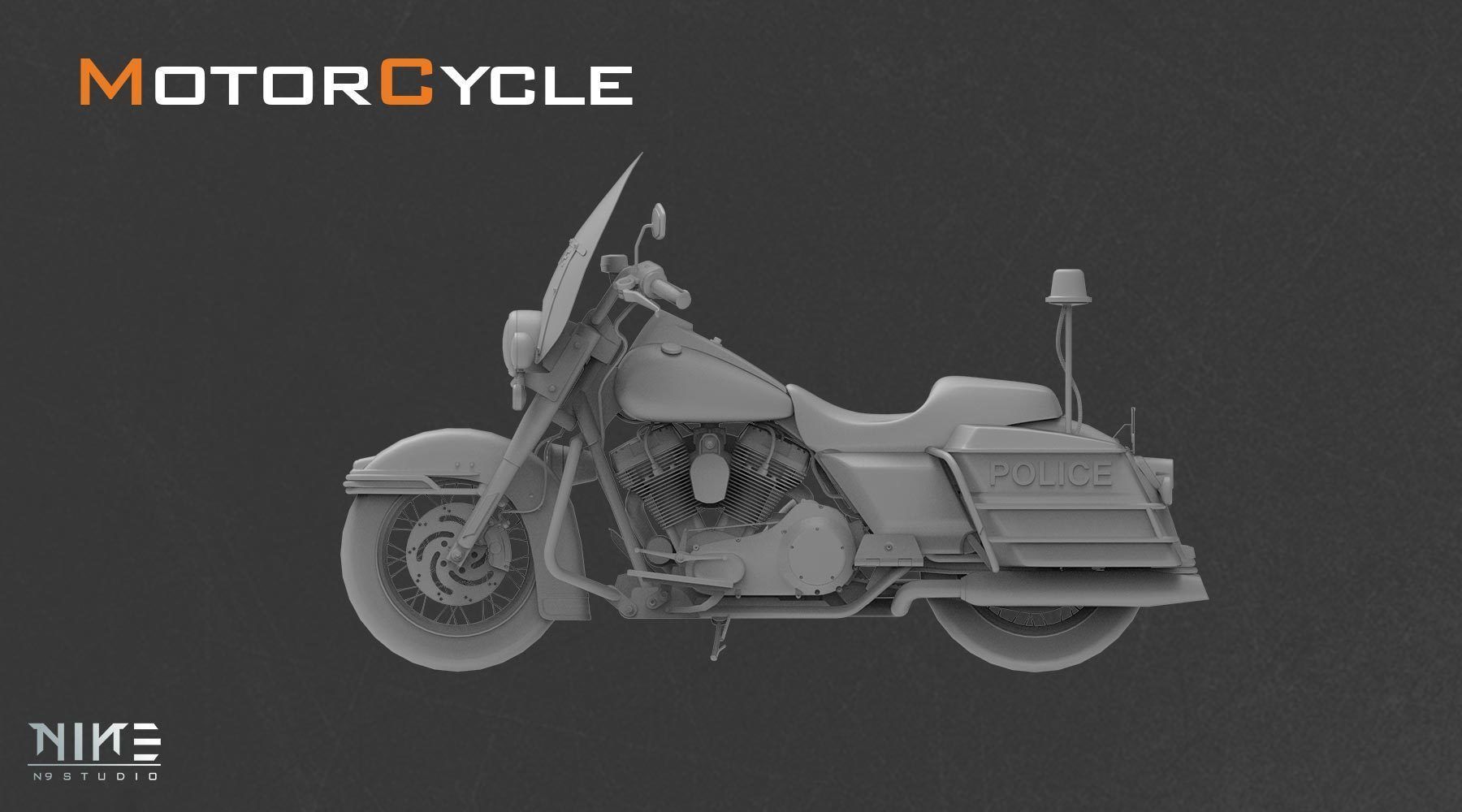 5 Motorcycle 3D model_10