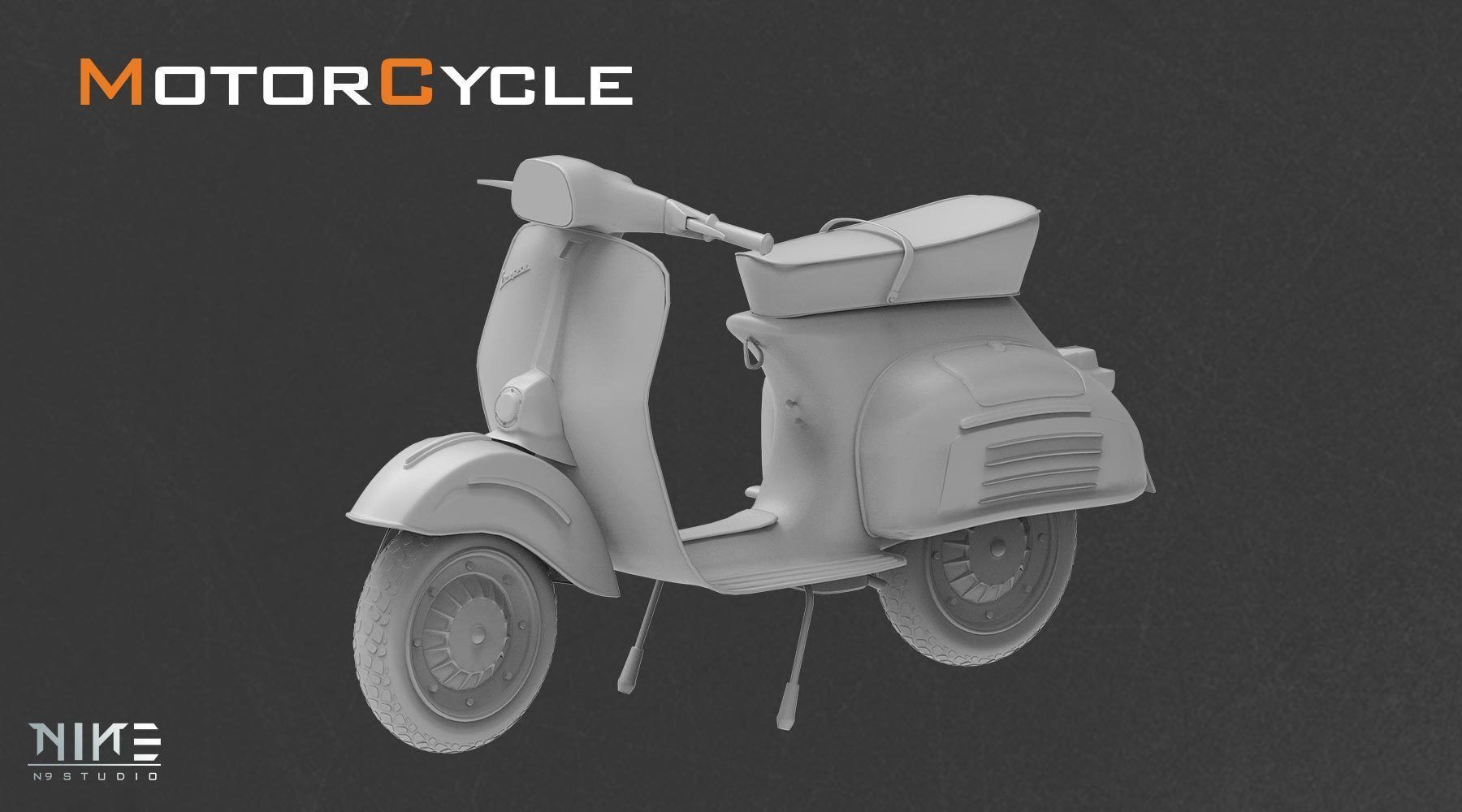 5 Motorcycle 3D model_5