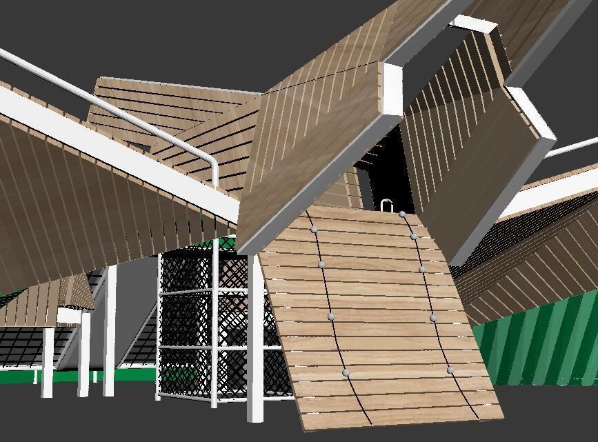 Peace Dove playground 3D model_8