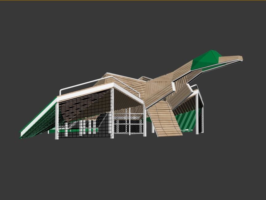 Peace Dove playground 3D model_3