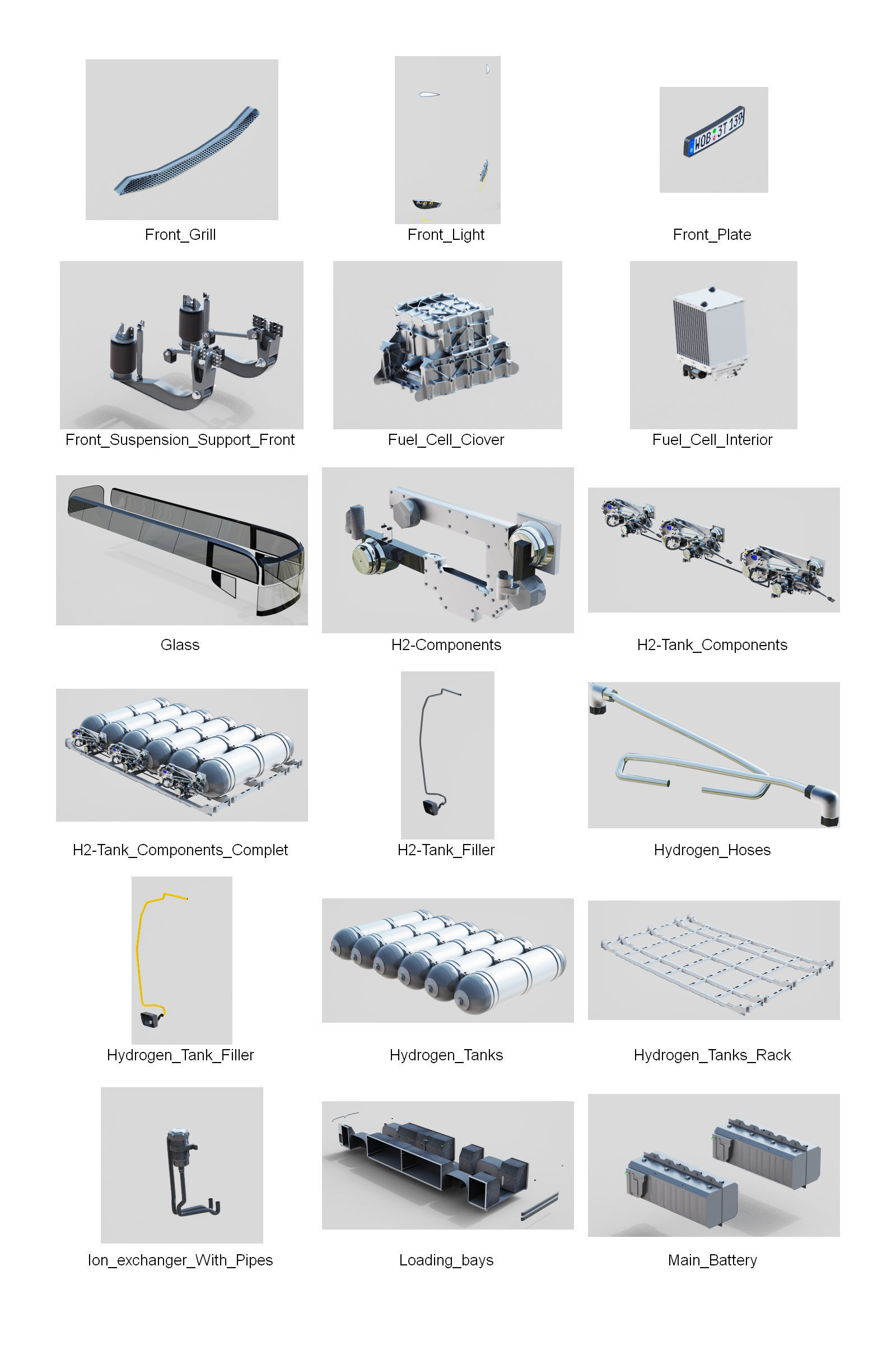 DOSCH 3D - Bus Details - Hydrogen 3D model_4