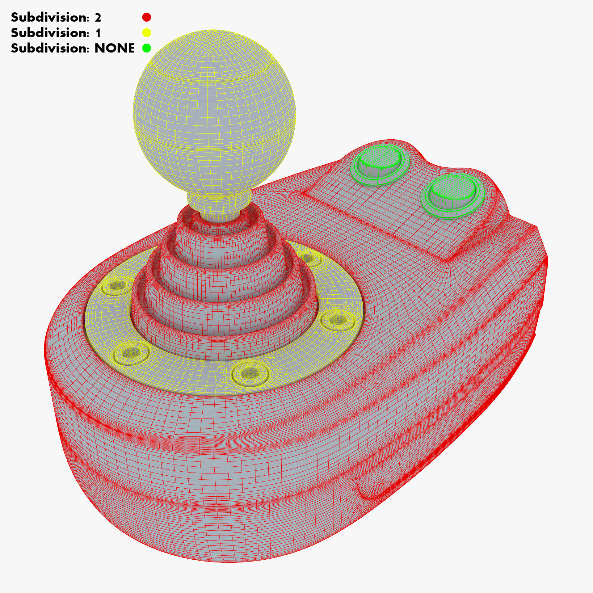 Simulator Gear Shifter M 1 3D model_35