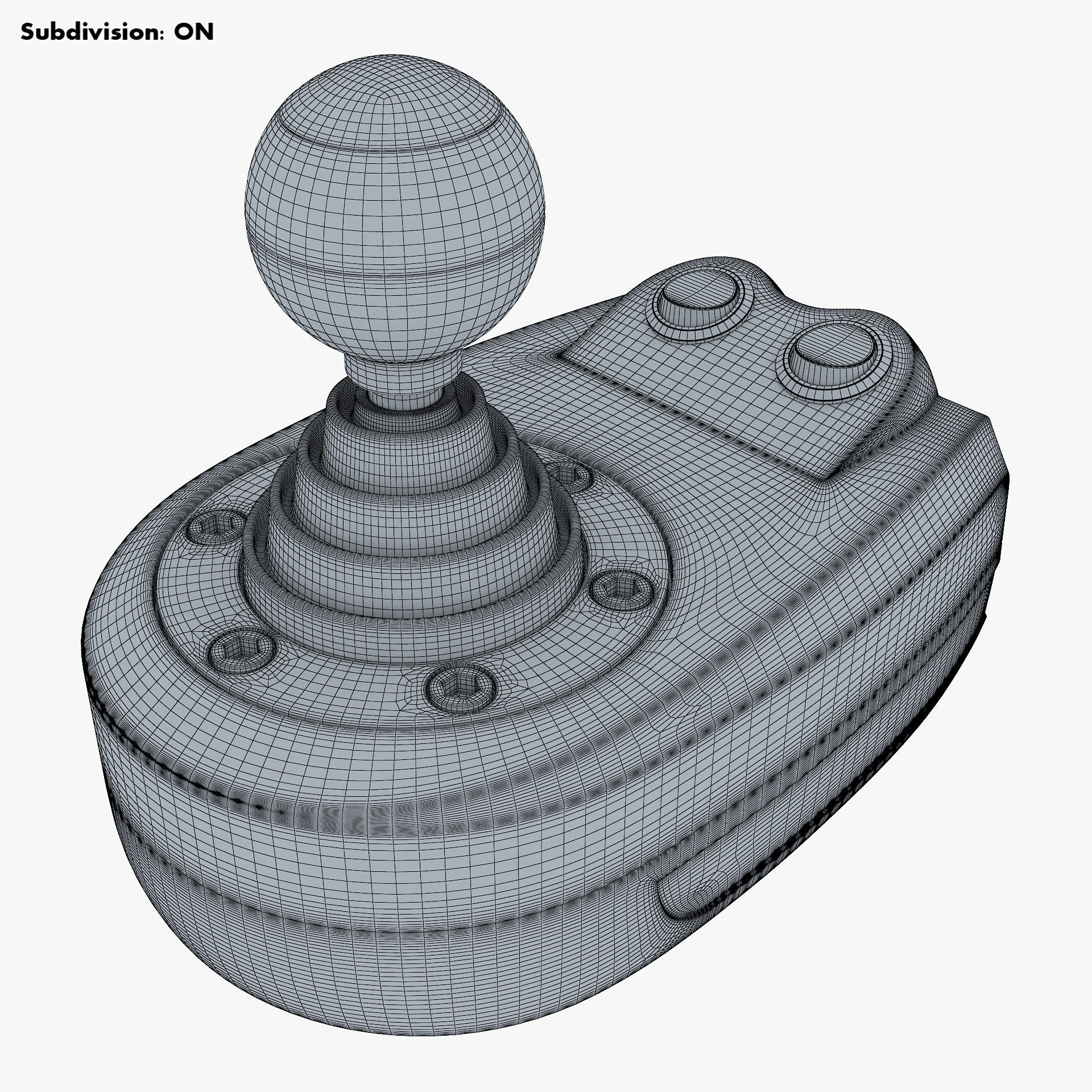 Simulator Gear Shifter M 1 3D model_11