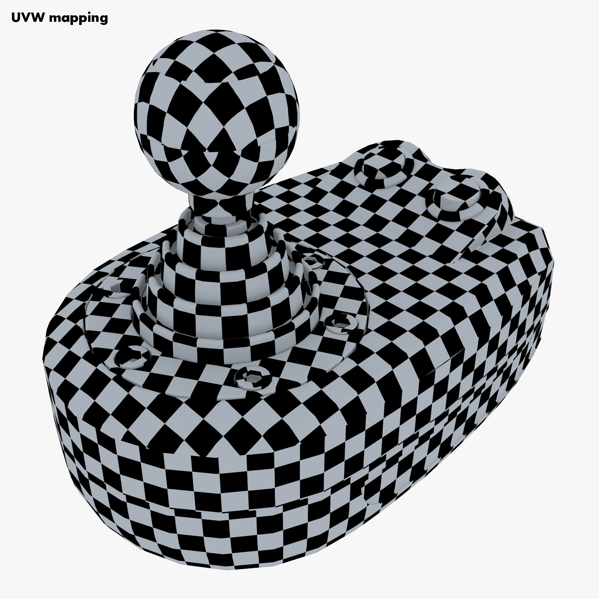 Simulator Gear Shifter M 1 3D model_33