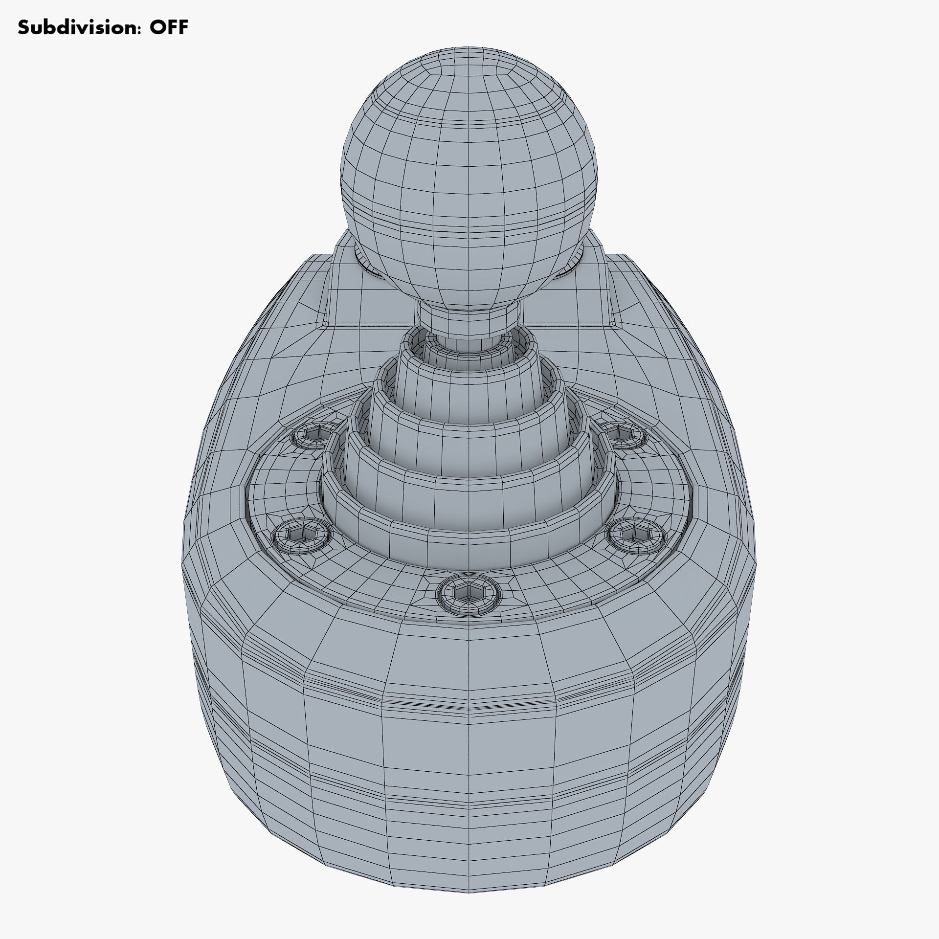 Simulator Gear Shifter M 1 3D model_14
