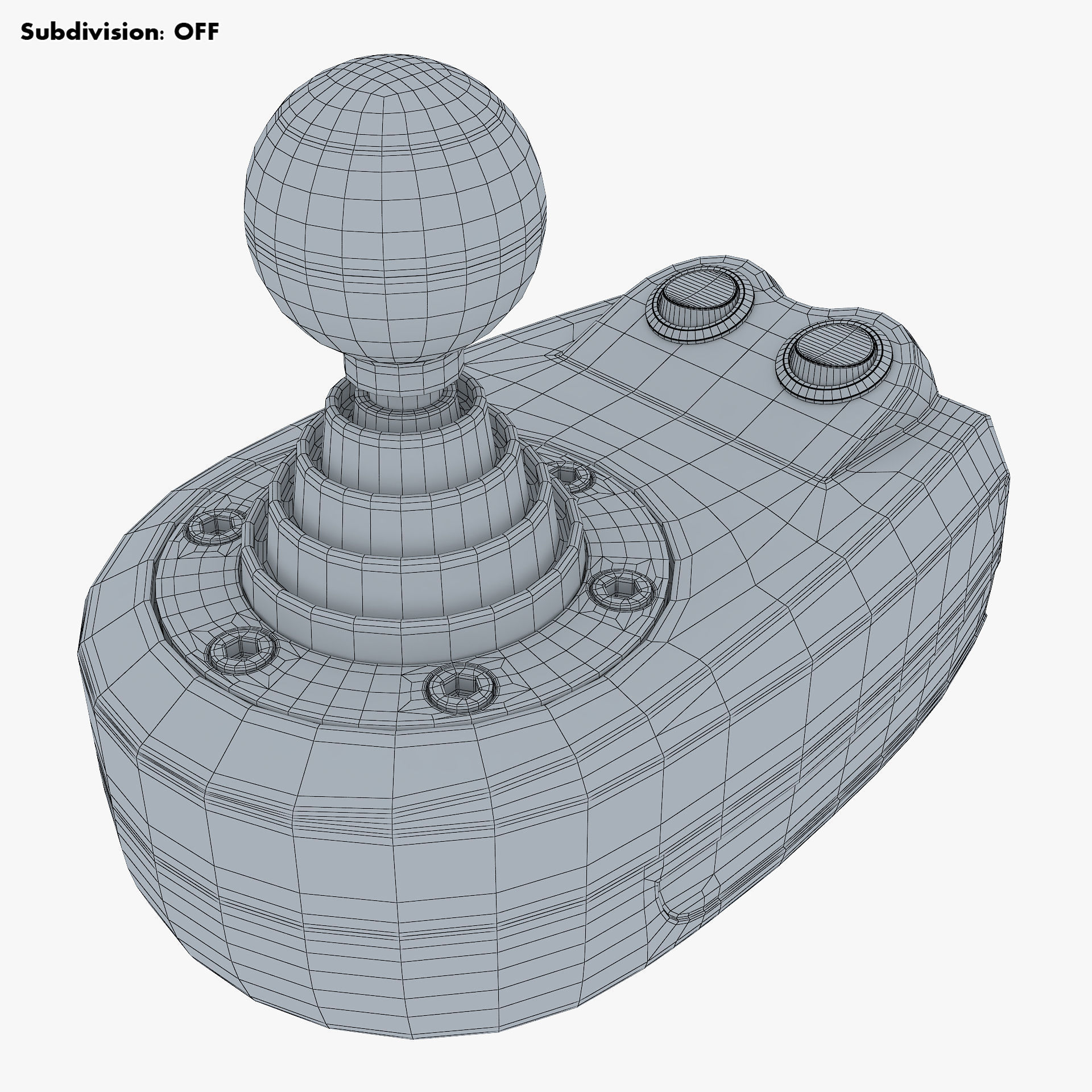 Simulator Gear Shifter M 1 3D model_12