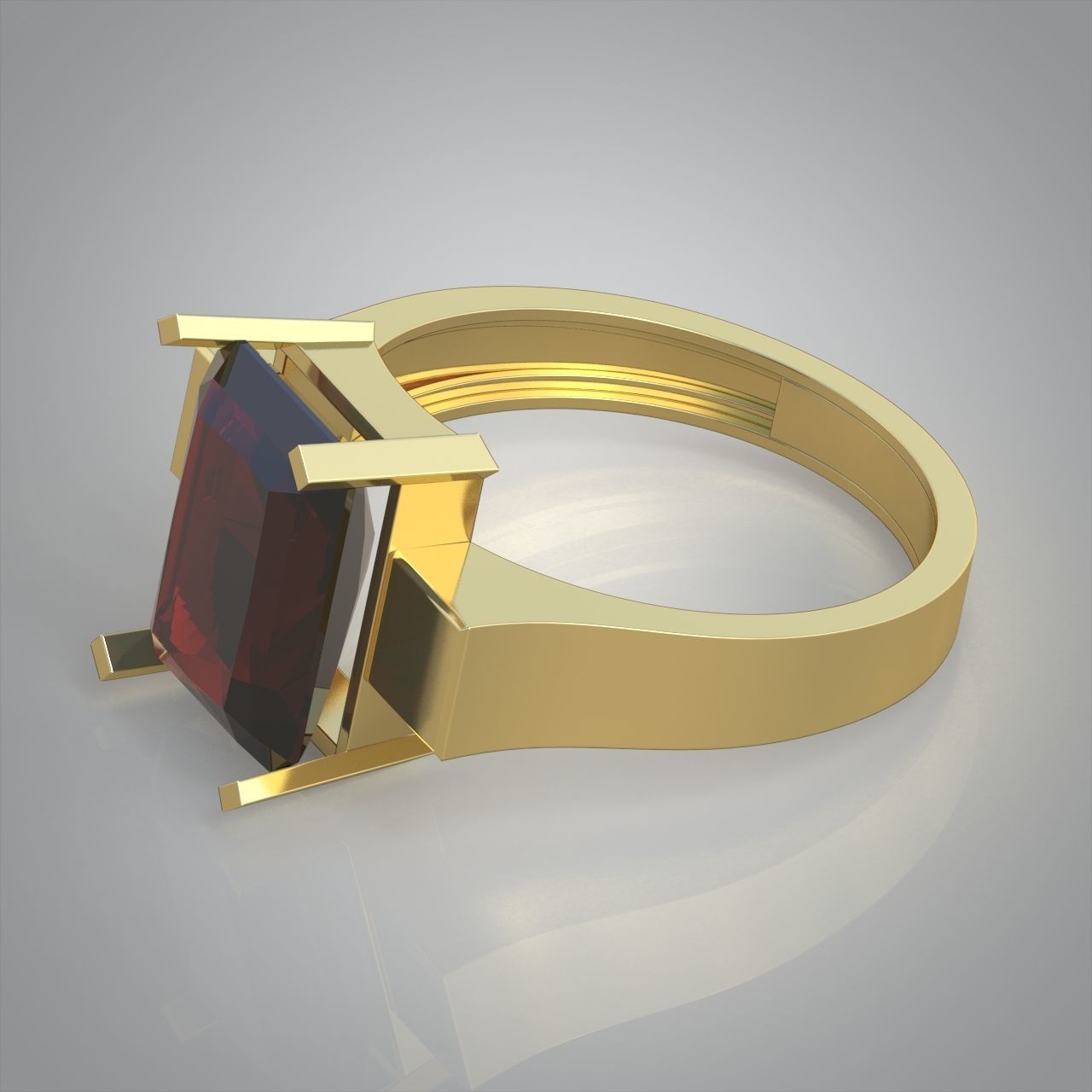 Diamond ring 0565 3D printable model 3D print model_8