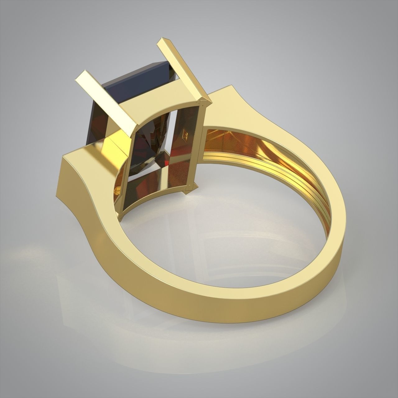 Diamond ring 0565 3D printable model 3D print model_11