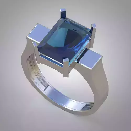 Diamond ring 0565 3D printable model