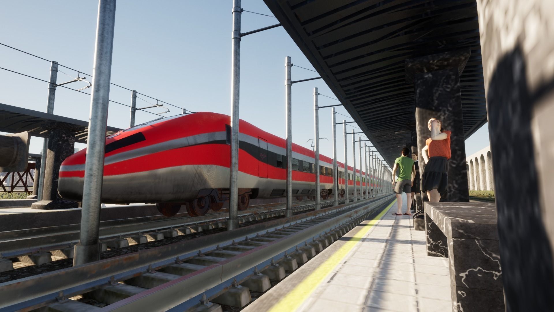 TRAINS PACK Low-poly 3D model_4