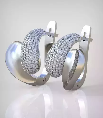Earring model 0323 3D printable model13
