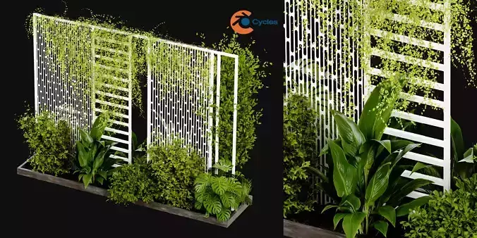 Collection plant vol 382 - blender model 