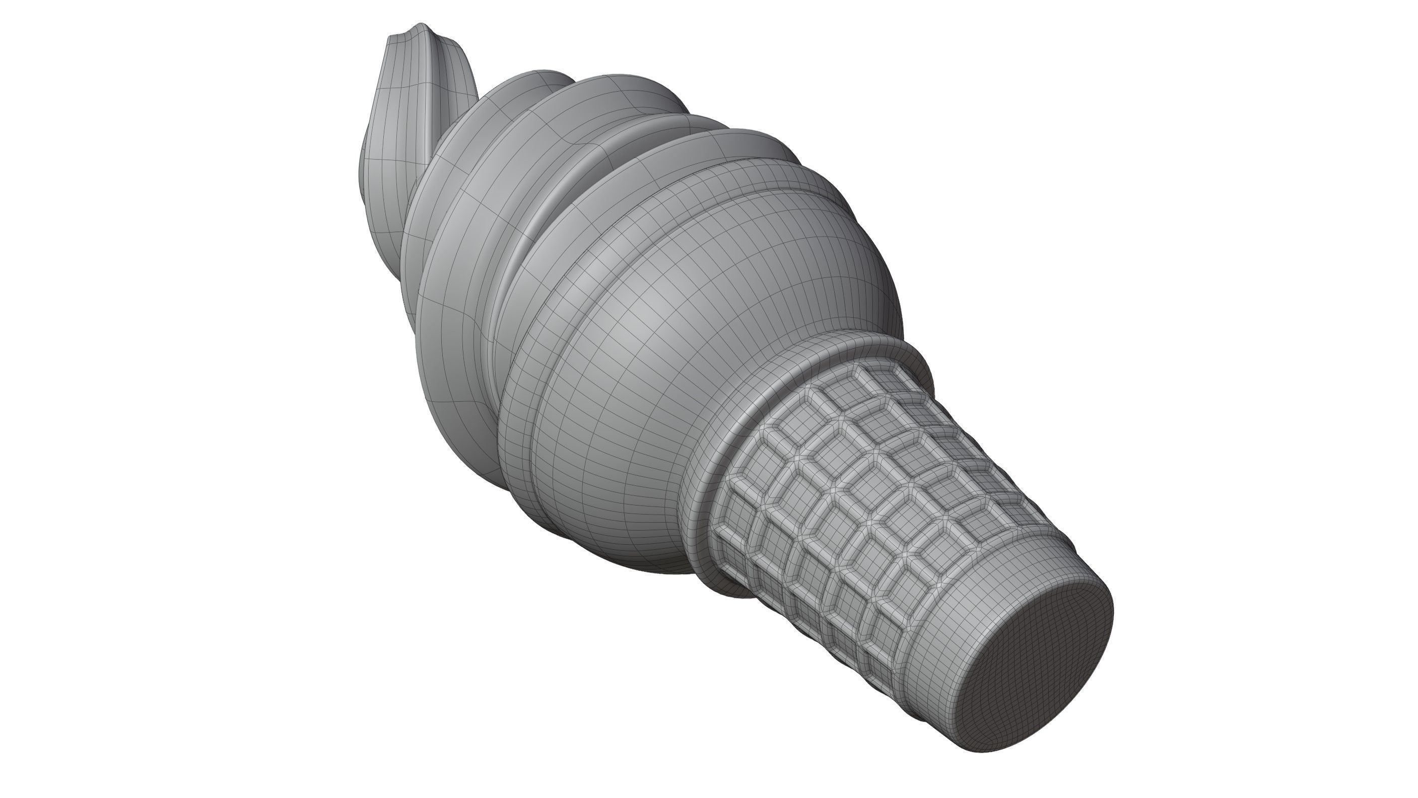 Ice Cream Cone 3D model_14