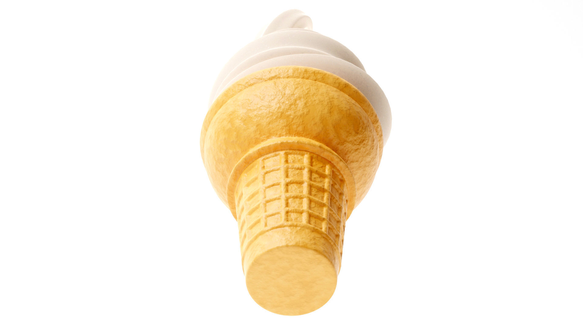 Ice Cream Cone 3D model_7