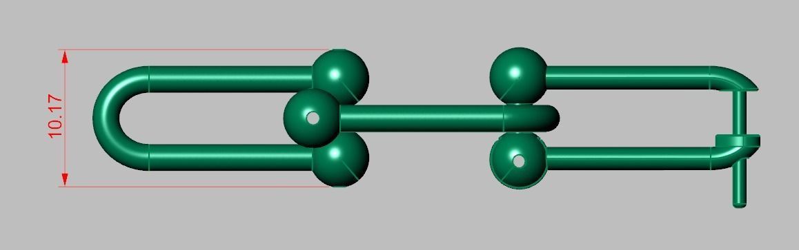 Earring model 0324 3D printable model14 3D print model_11