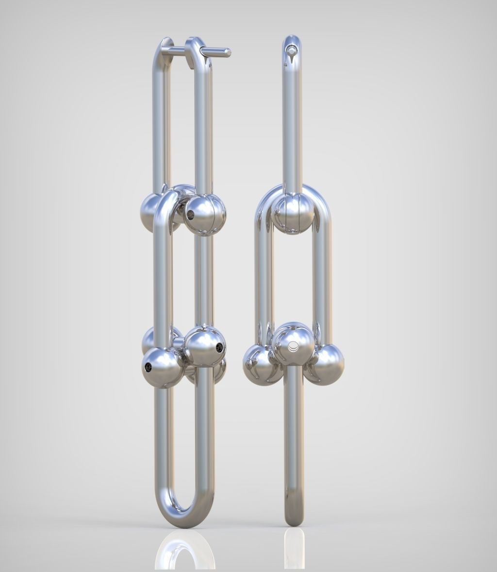 Earring model 0324 3D printable model14 3D print model_5
