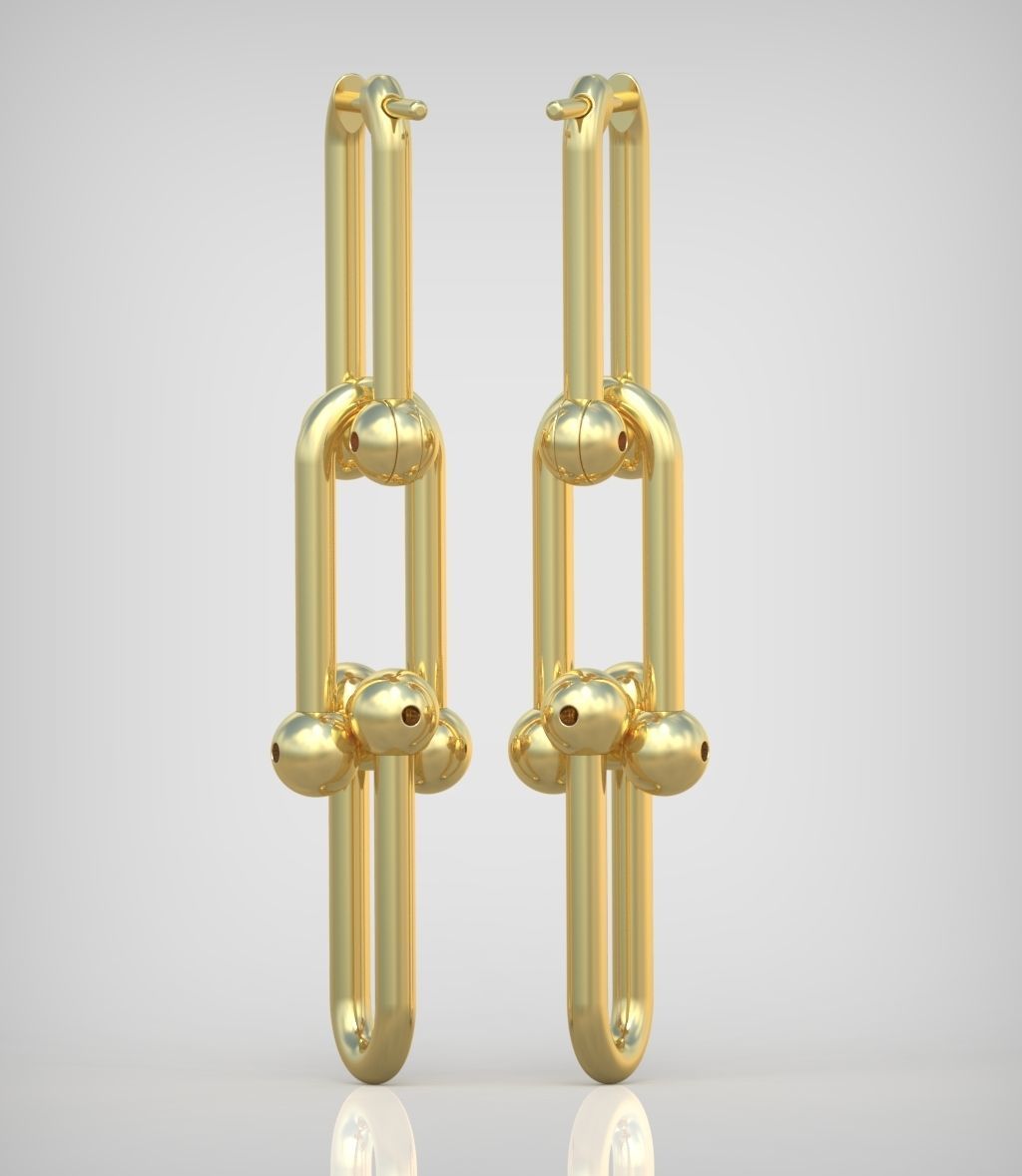 Earring model 0324 3D printable model14 3D print model_7