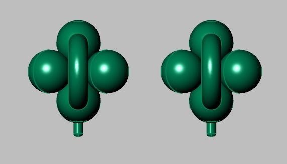 Earring model 0324 3D printable model14 3D print model_10