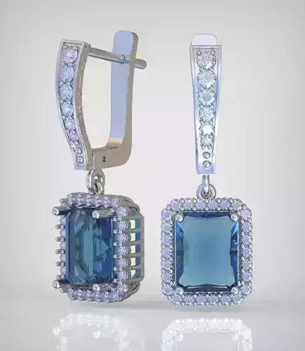 Earring model 0325 3D printable model15