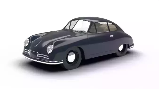 Porsche 356 2 Coupe 1948 3D model