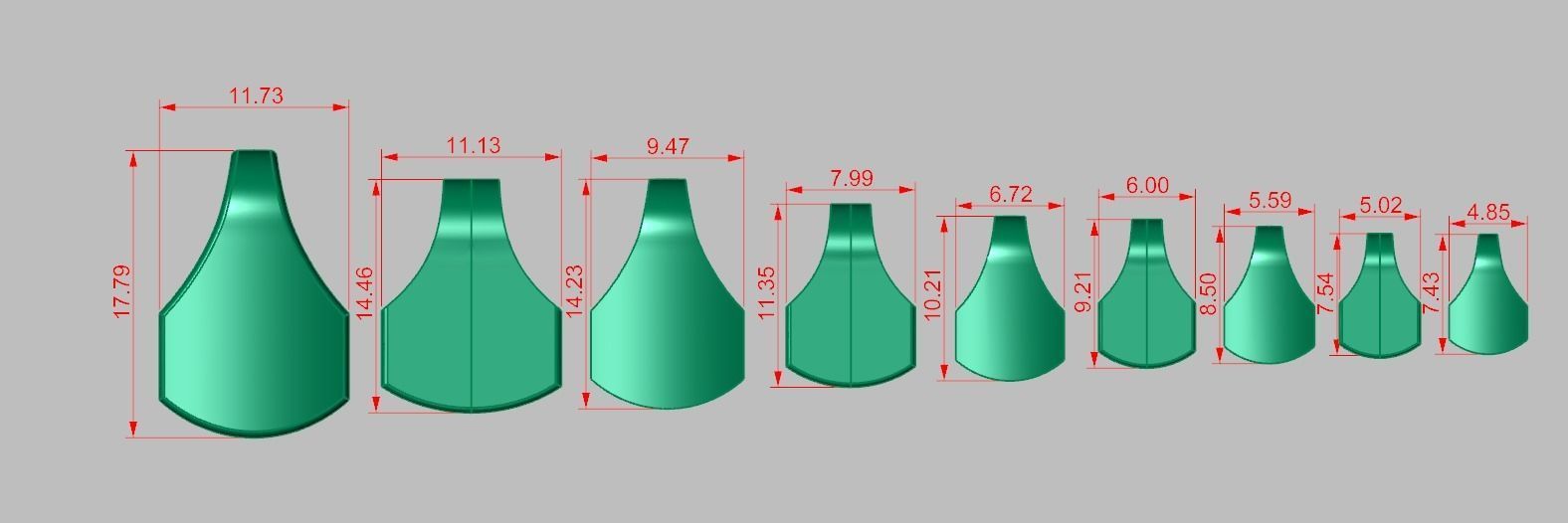 Bracelet model 3D printable model 0044 3D print model_8