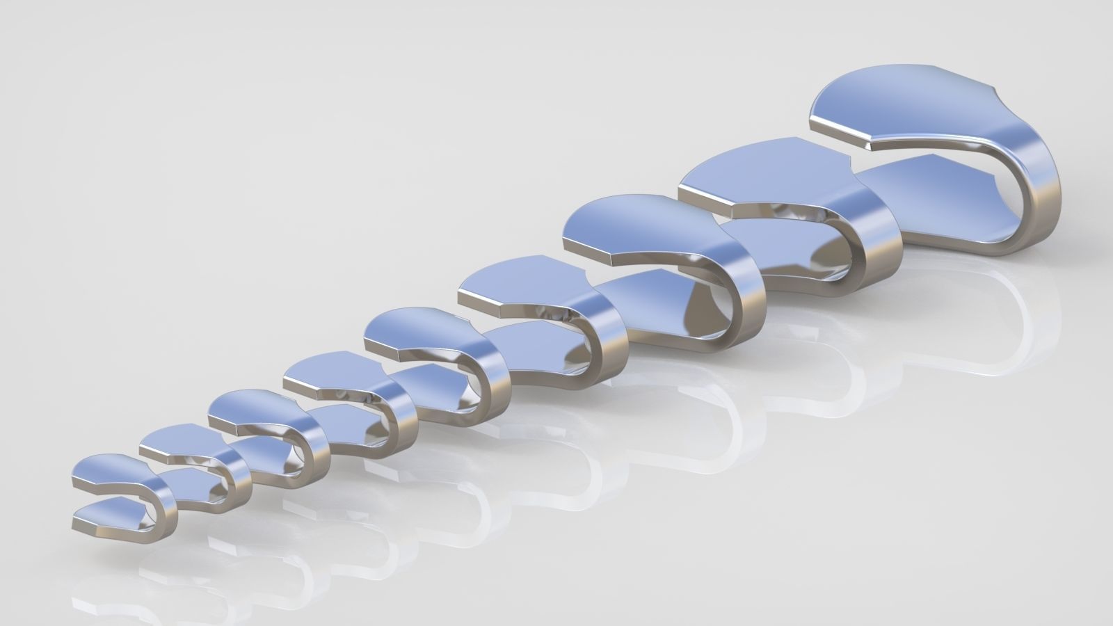 Bracelet model 3D printable model 0044 3D print model_5