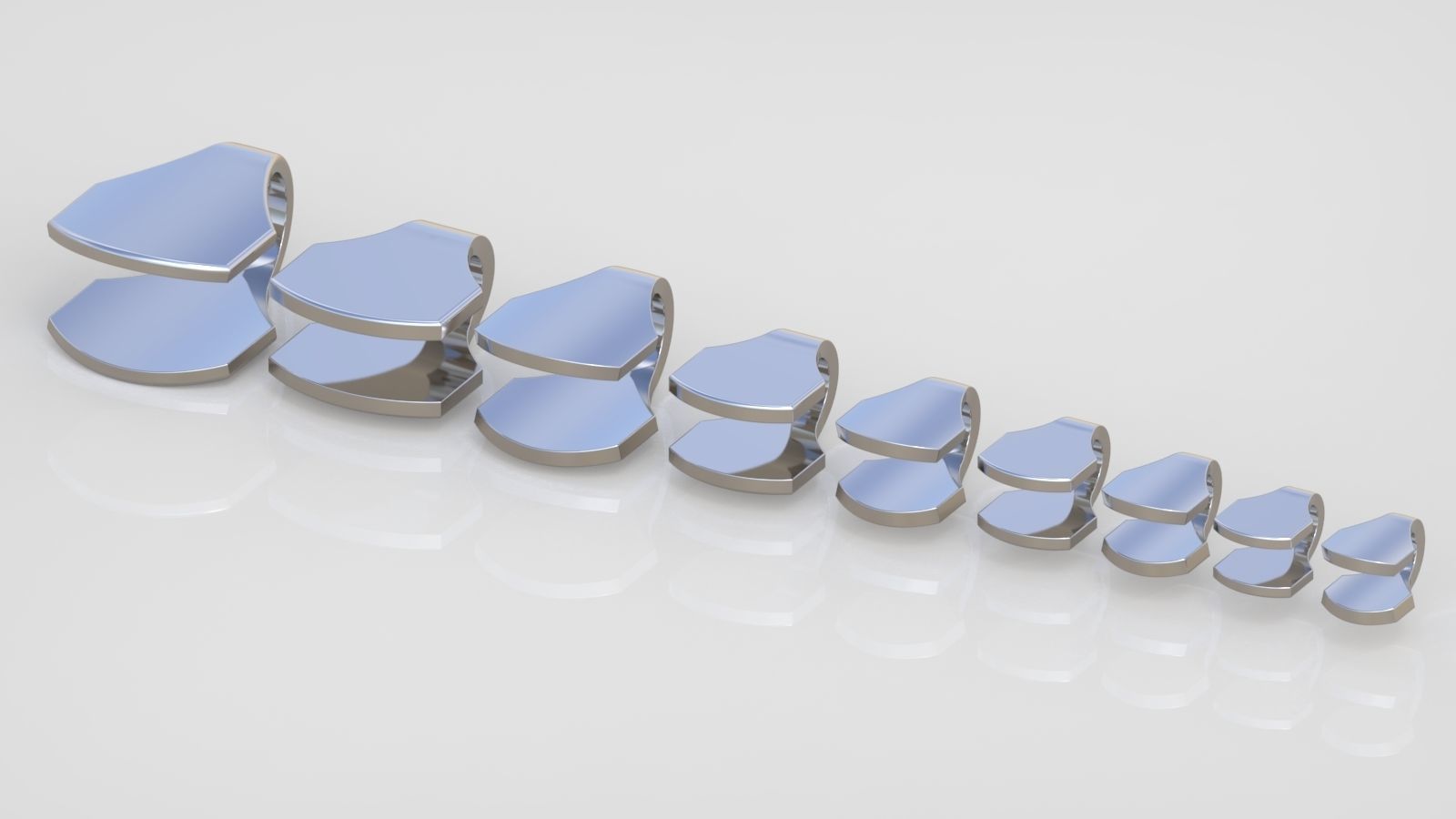 Bracelet model 3D printable model 0044 3D print model_2