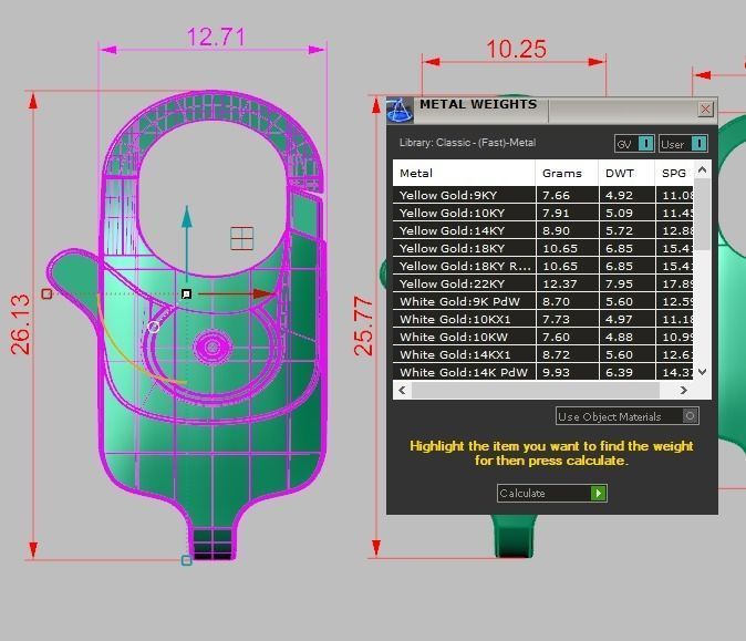 Bracelet Lock model 3D printable model 0045-16 3D print model_12