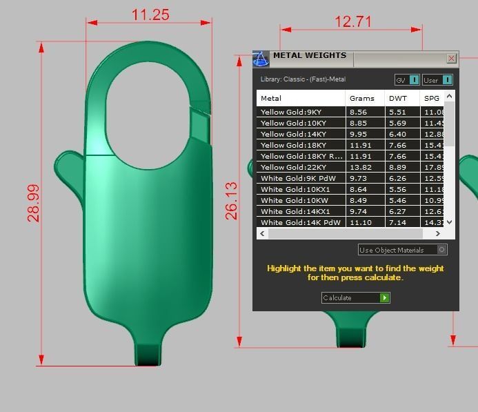Bracelet Lock model 3D printable model 0045-16 3D print model_10