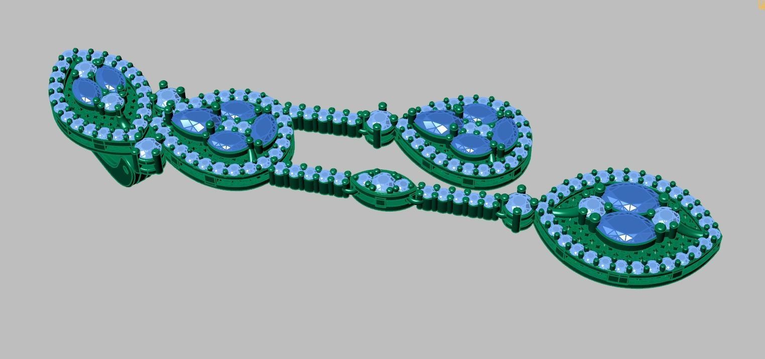 Earring model 0375 3D printable model10 3D print model_19