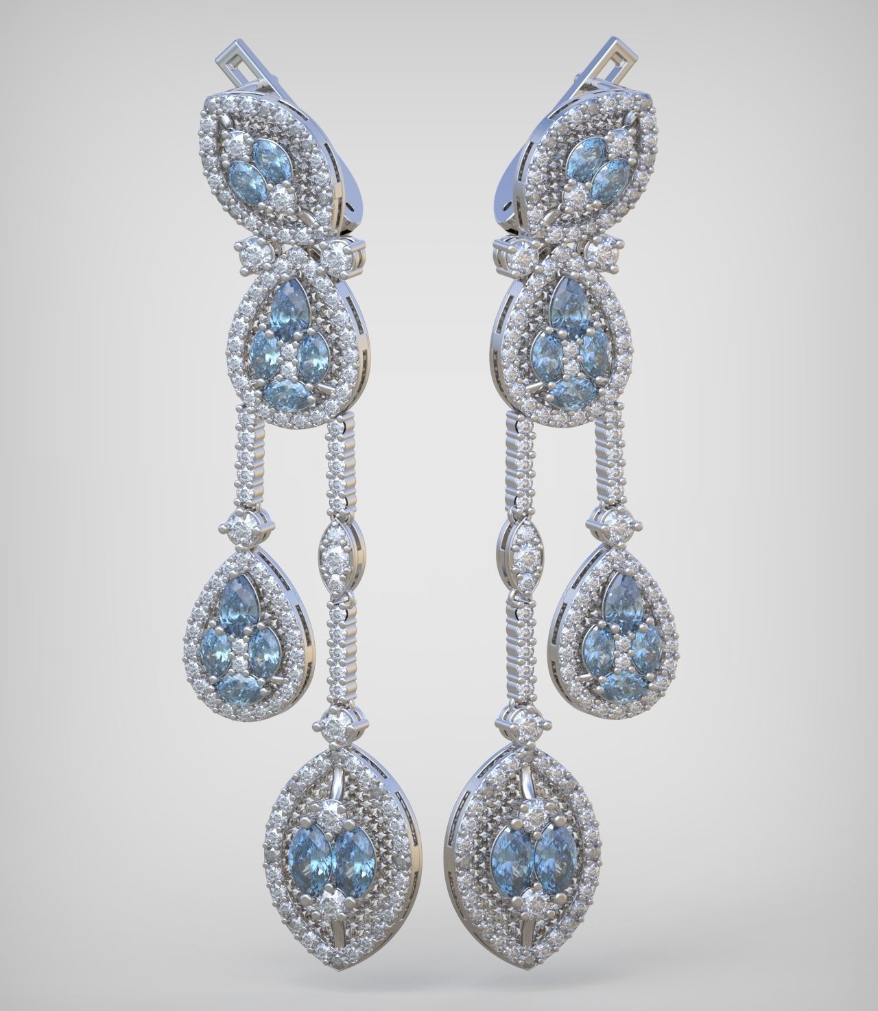 Earring model 0375 3D printable model10 3D print model_11