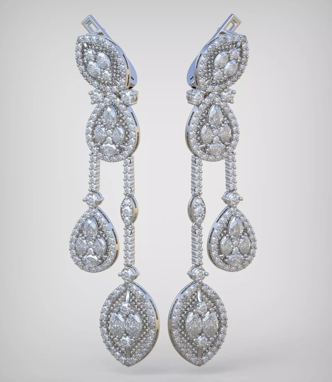 Earring model 0375 3D printable model10 3D print model_0