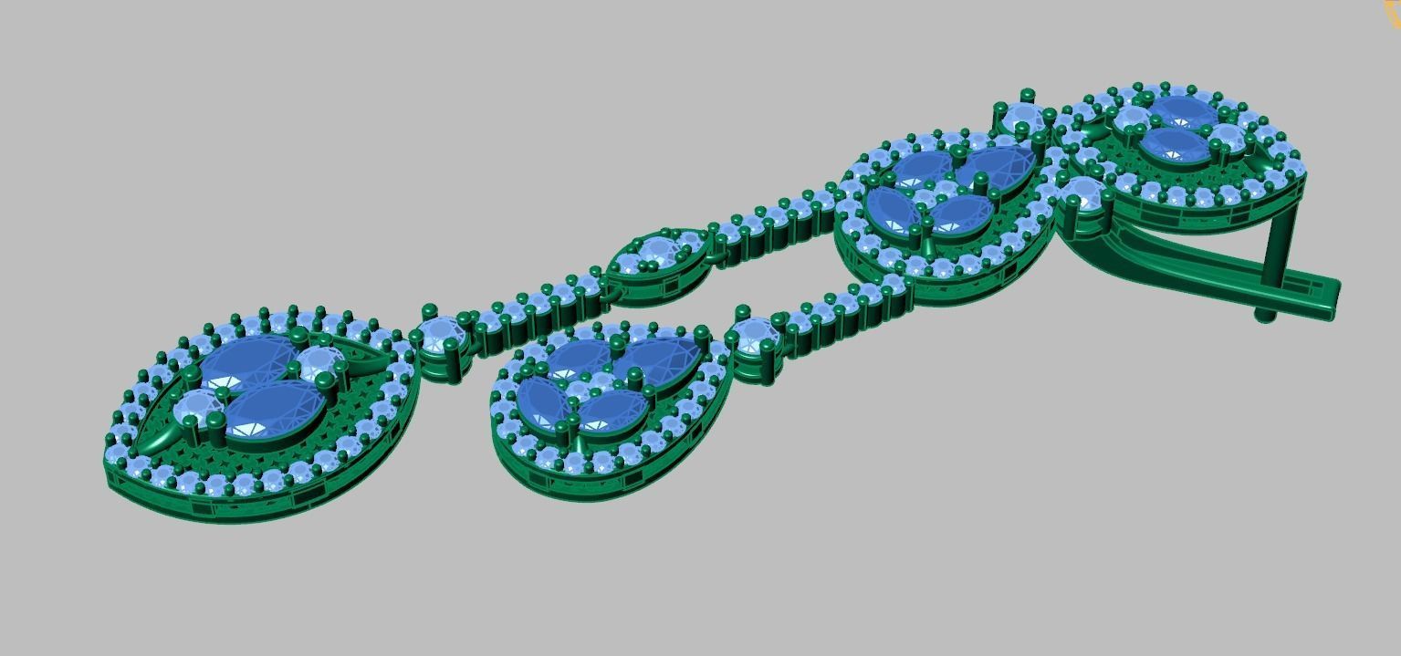 Earring model 0375 3D printable model10 3D print model_17