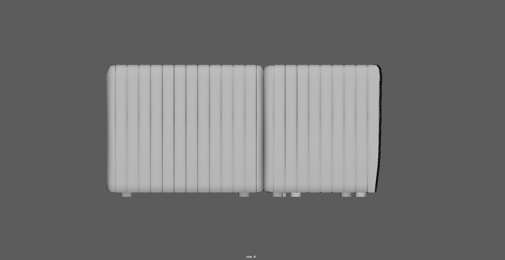 Sofa - Dining Bench - Armchair - modular sofa Low-poly 3D model_20