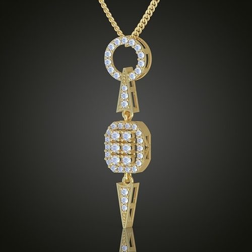 Pendant model 3D 0270 printable model7 3D print model
