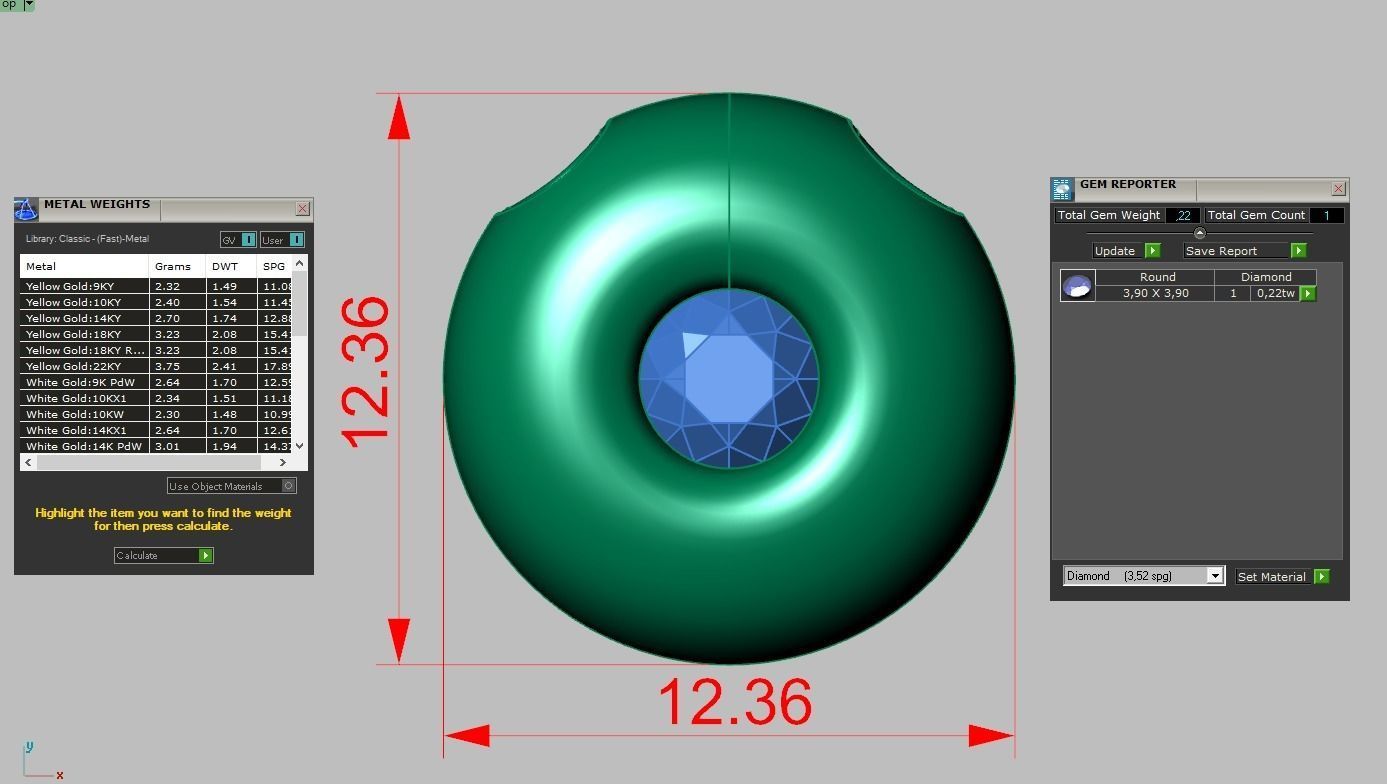 Pendant model 3D 0271 printable model11 3D print model_11