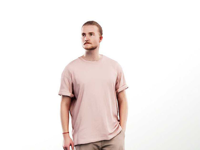 Jorge 12798 -  Casual Standing Young Man Low-poly 3D model