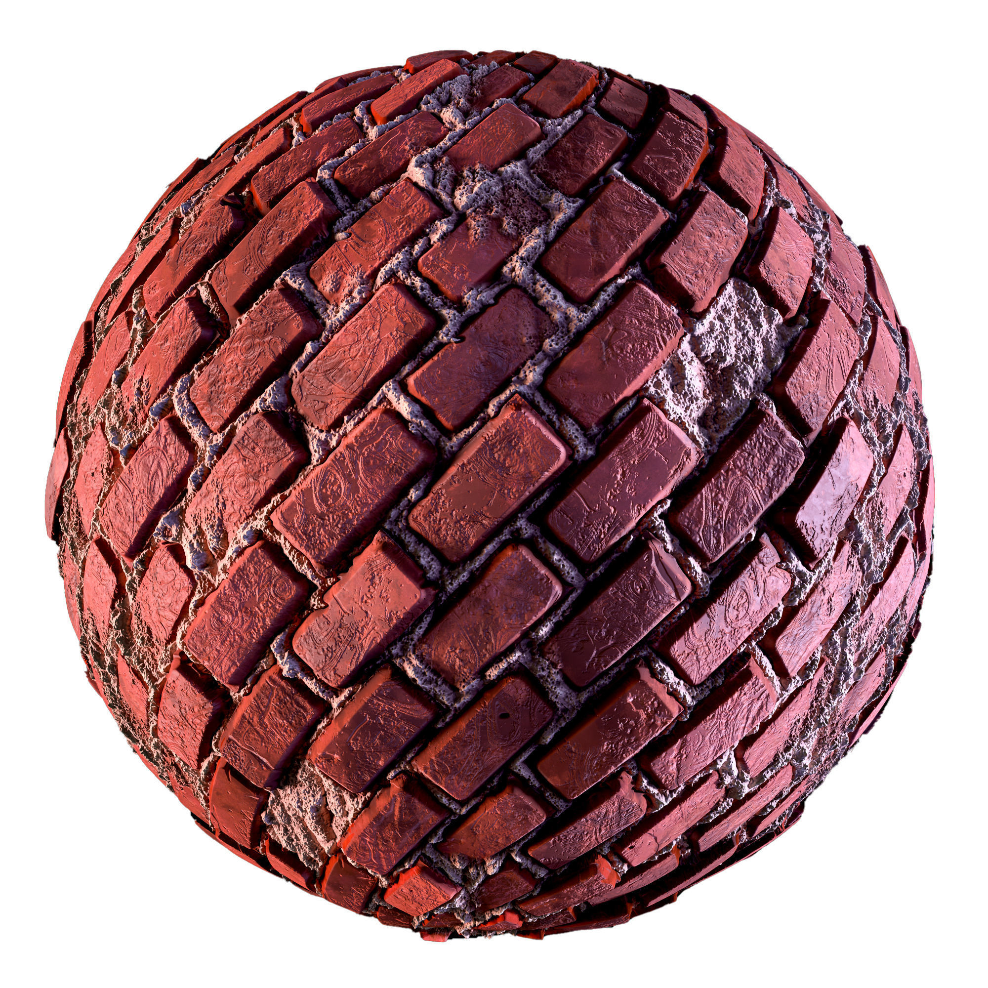 Stylized Brick texture collection 02 Texture_10