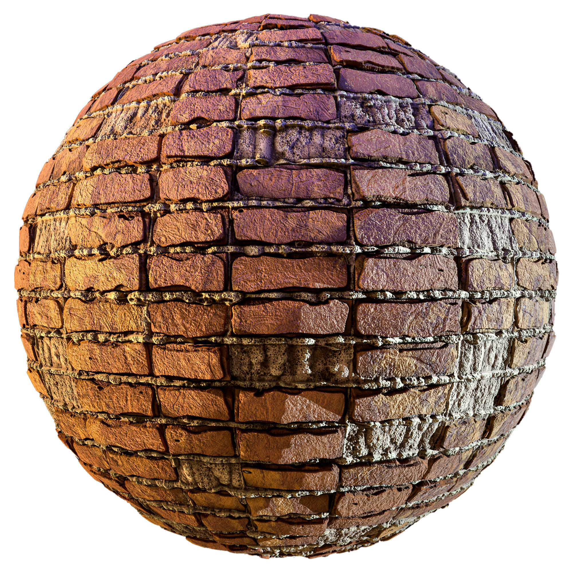 Stylized Brick texture collection 02 Texture_11
