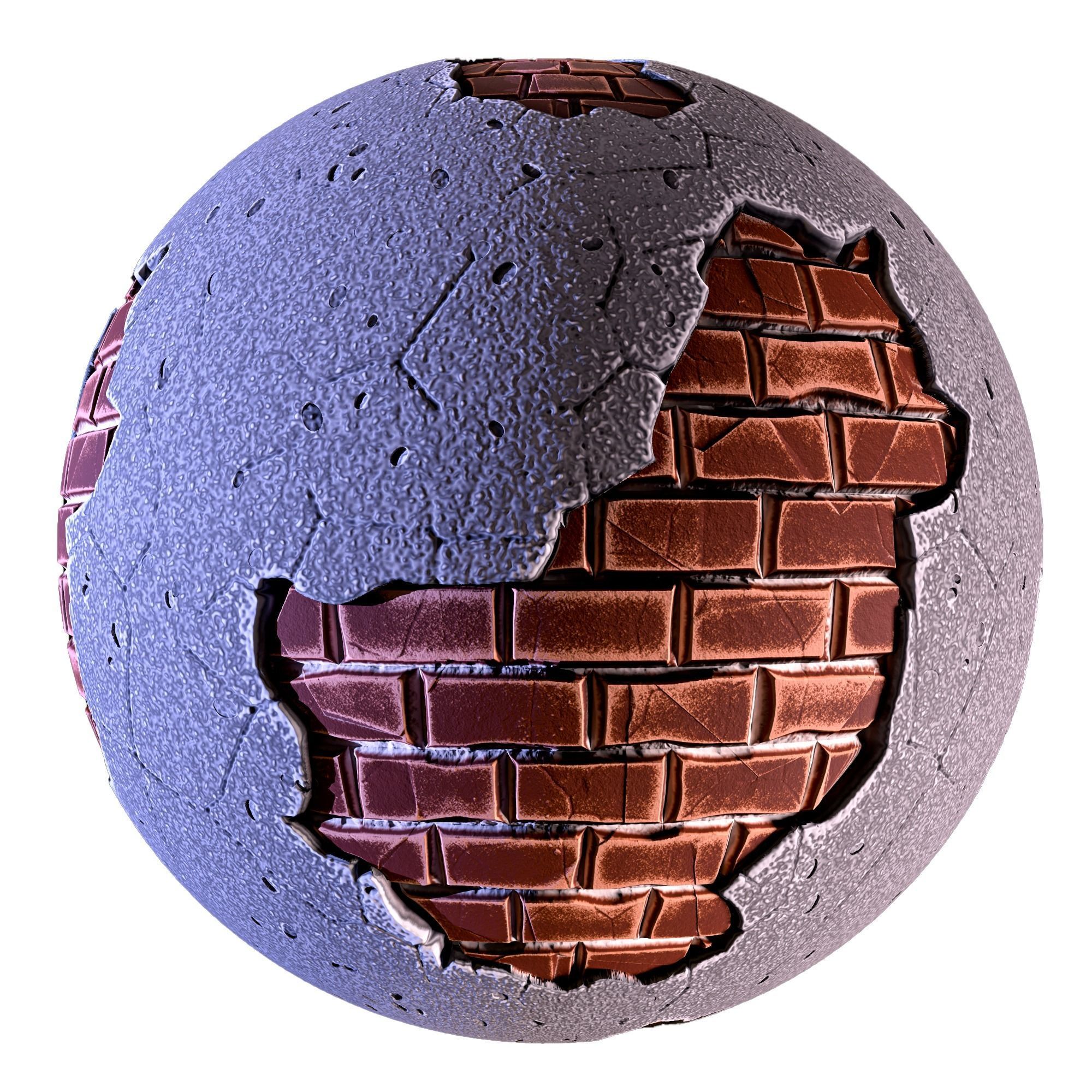 Stylized Brick texture collection 02 Texture_8