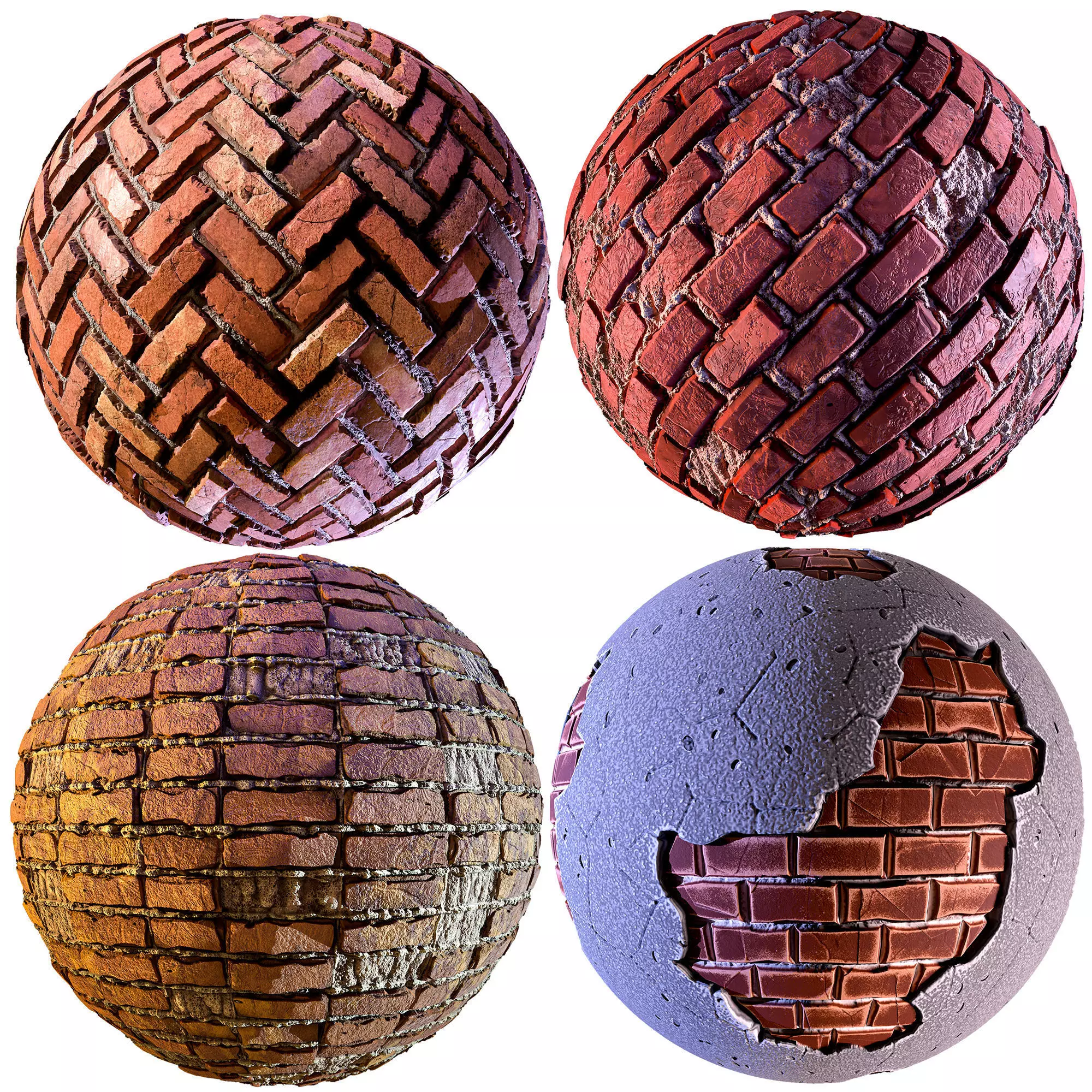 Stylized Brick texture collection 02 Texture_0