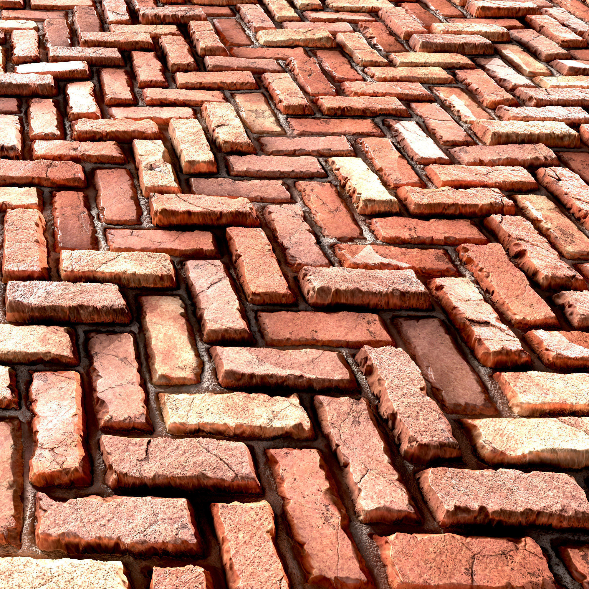 Stylized Brick texture collection 02 Texture_2