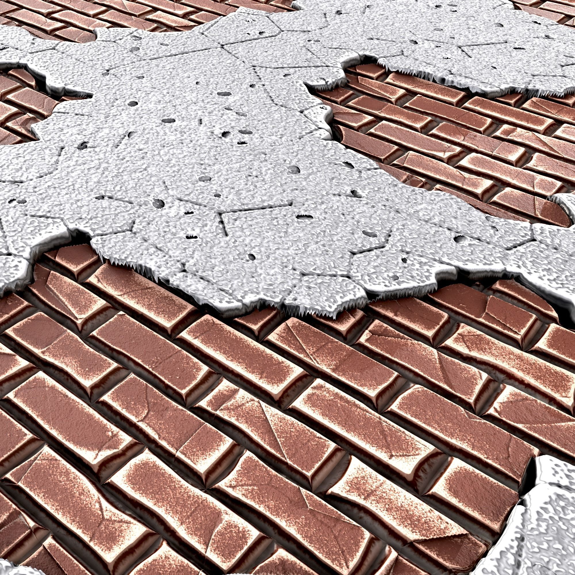 Stylized Brick texture collection 02 Texture_4