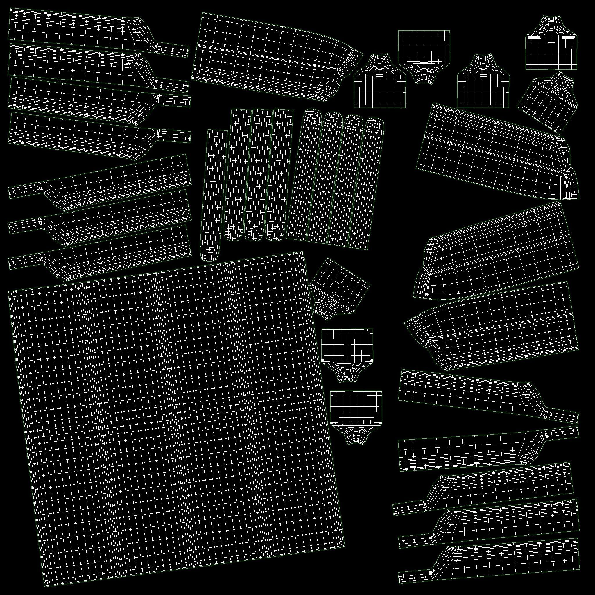 Tactile Pavement Clean 3D model_11