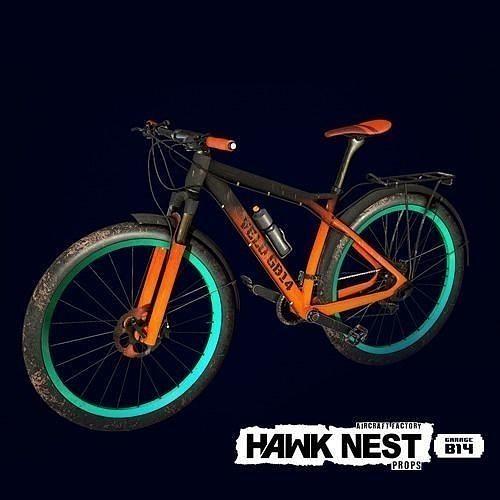 Bicycle Low-poly 3D model