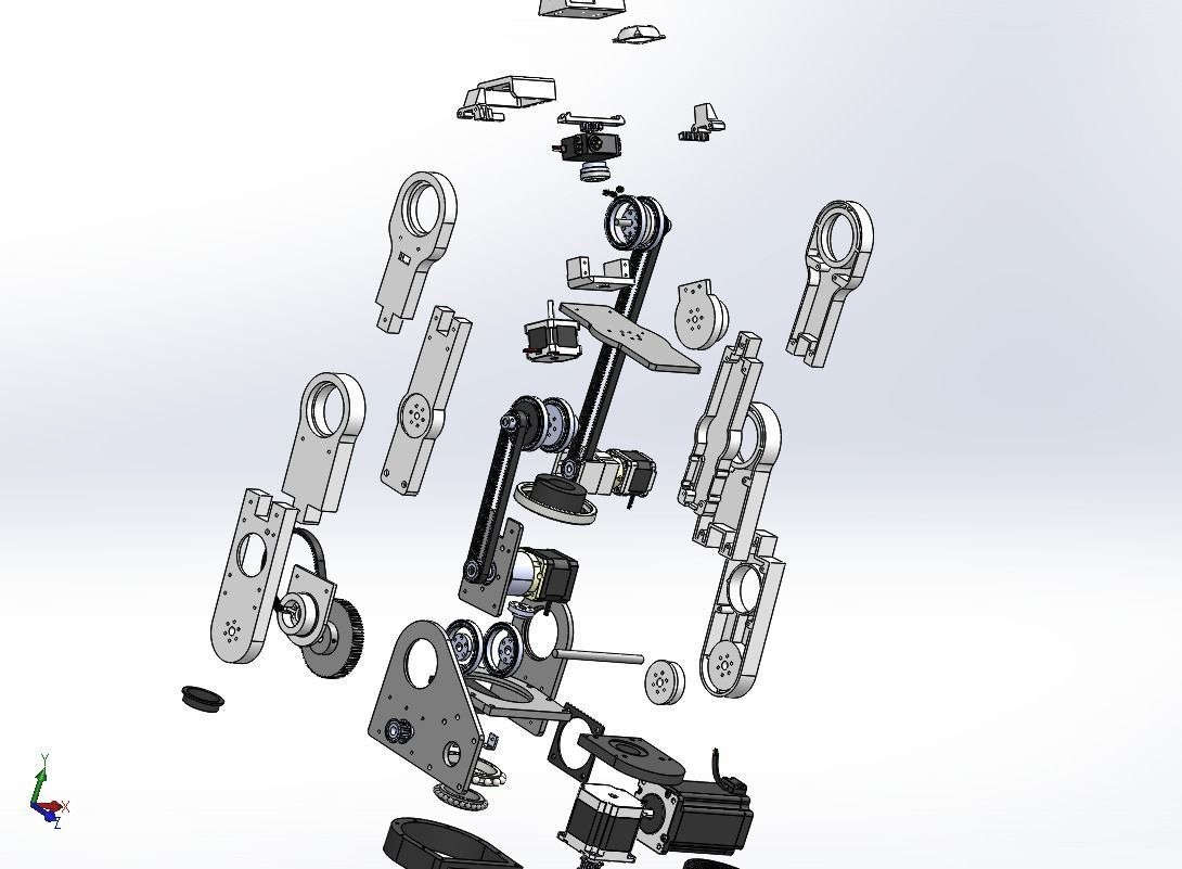 Kosti-1 Robot Arm 3D print model_3