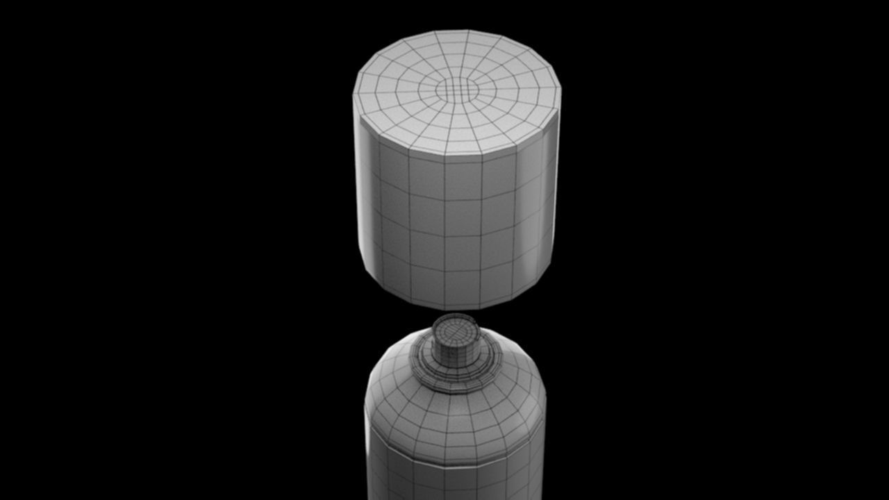 Perfume Spray Bottle Low-poly 3D model_7