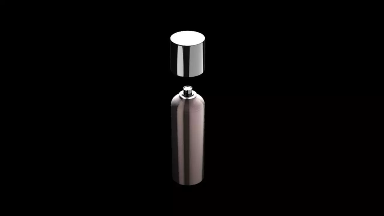Perfume Spray Bottle Low-poly 3D model_0
