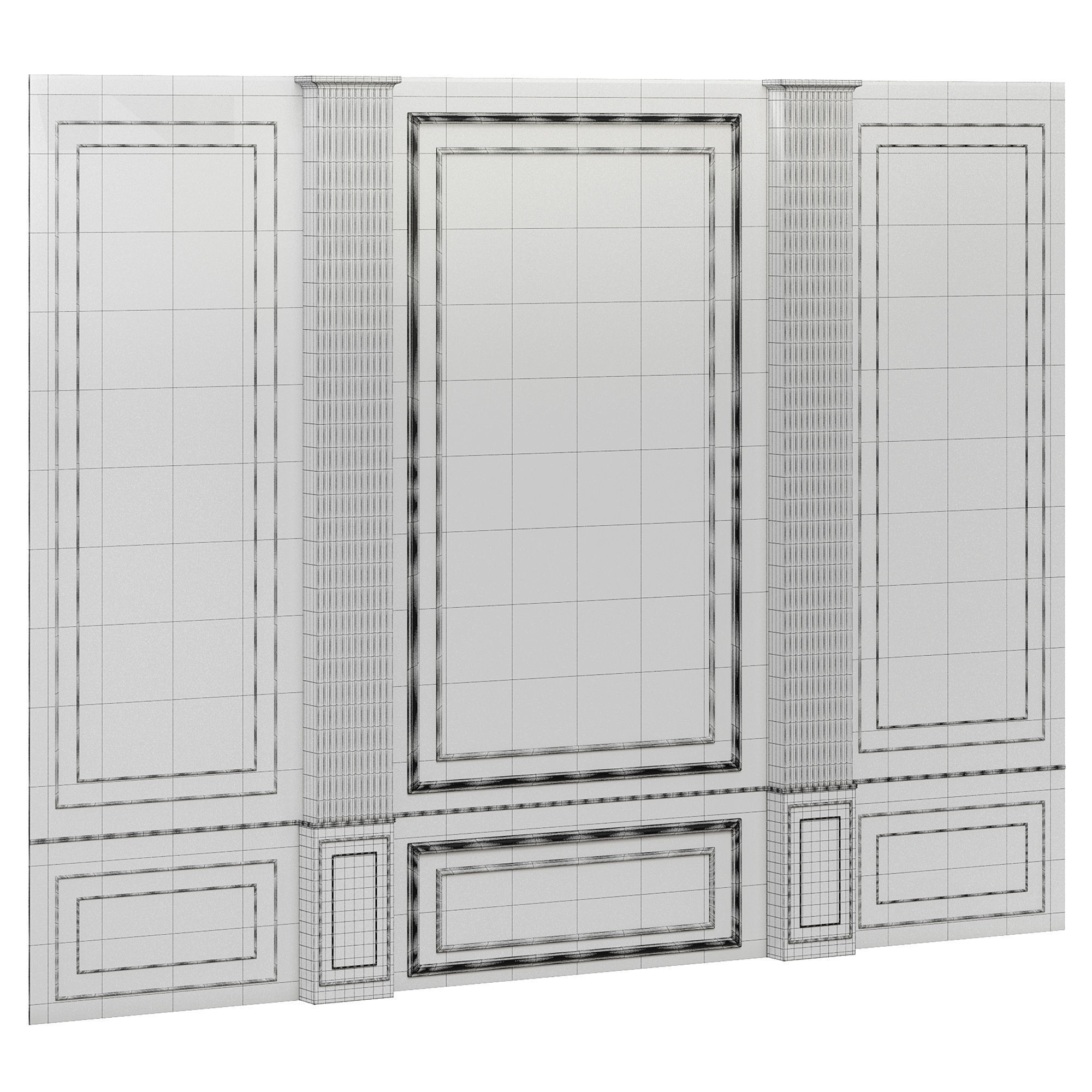Panel 3D model_3