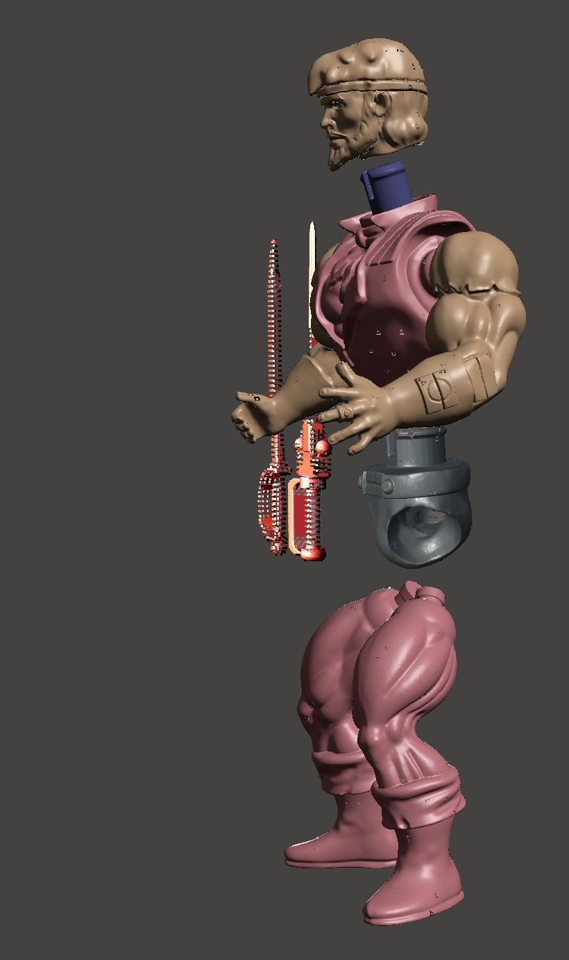 SEA HAWK MOTU  3D print model_8